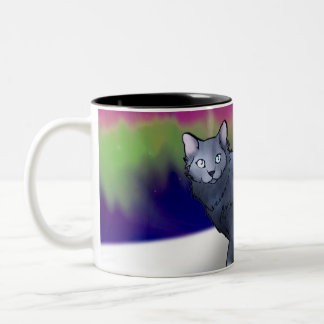 Caneca do gato da aurora boreal (Aurora)