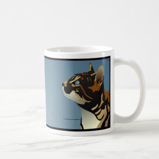 Caneca do gato de chita