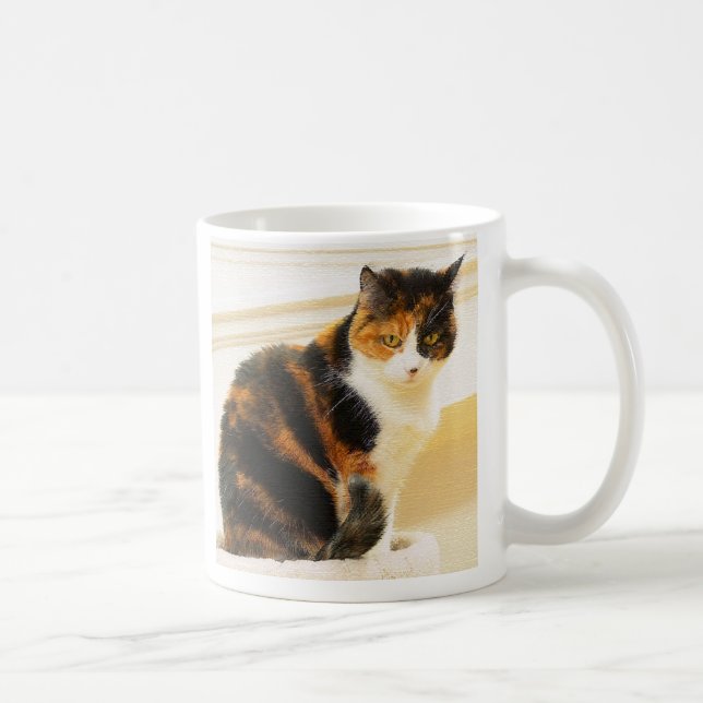 Caneca do gato de chita (Direita)