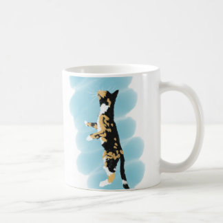 Caneca do gato de chita