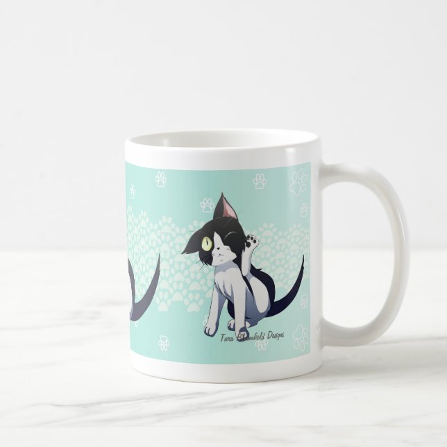 Caneca do gato de Louie (Direita)