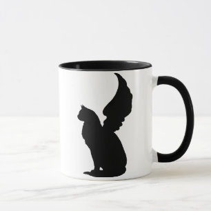 Caneca do gato do anjo