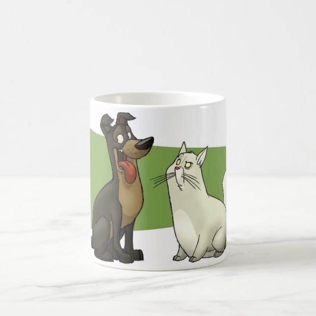 Caneca do gato & do cão (Centro)
