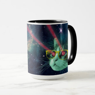 Caneca do gato do espaço