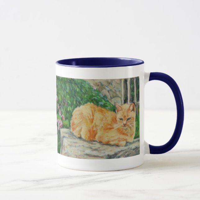 Caneca do gato do gengibre (Direita)