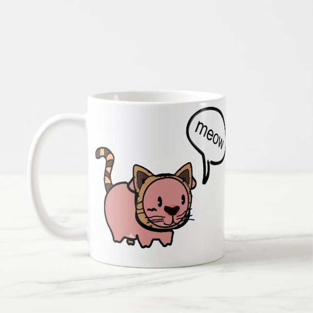 Caneca do gato do Meow (Esquerda)