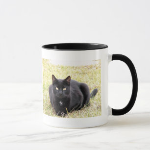 Caneca do gato preto