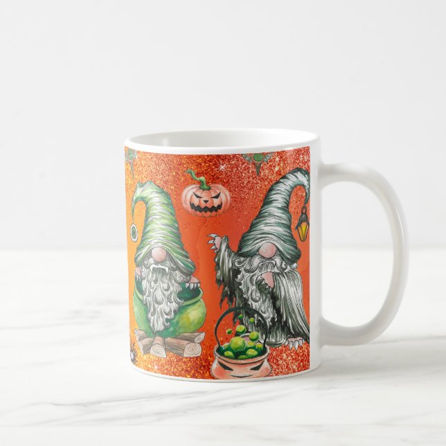 Caneca do Gnome no Halloween (Direita)