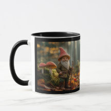 Caneca do Gnomo da Floresta & Cogumelo Mágico