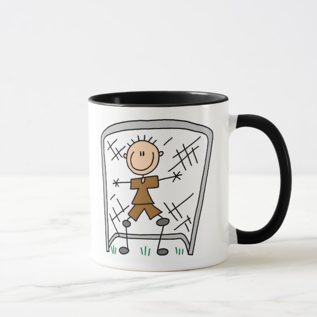 Caneca do Goalie do futebol (Direita)