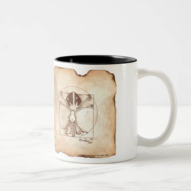 Caneca do Goober de Vitruvian (Direita)