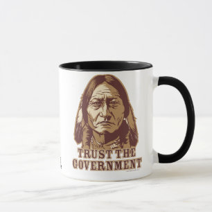 Caneca do governo da confiança de Bull de assento