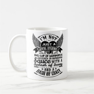 Caneca do higienista dental, caneca de café do
