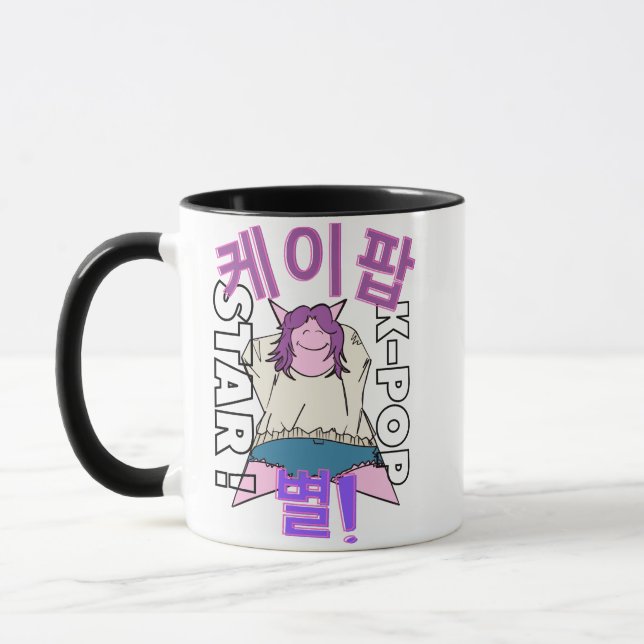Caneca do Ídolo K-Pop LUMINA (Esquerda)