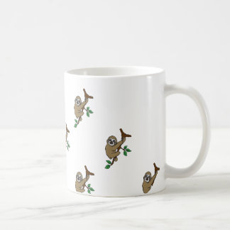Caneca do impressão da preguiça