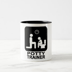 Caneca do instrutor do Potty - branco