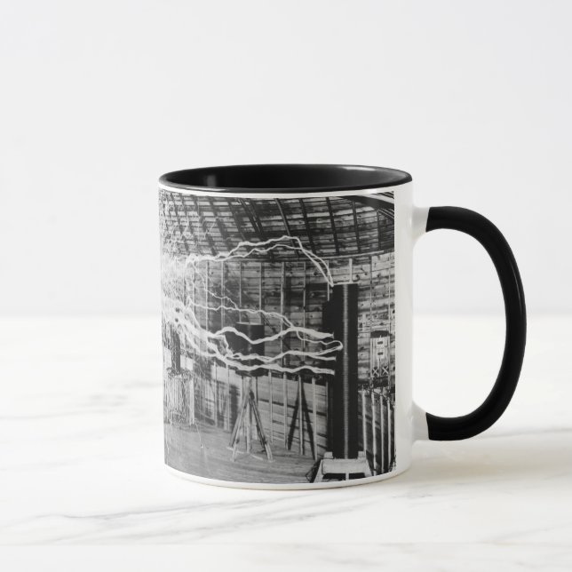 Caneca do inventor do relâmpago de Nikola Tesla (Direita)