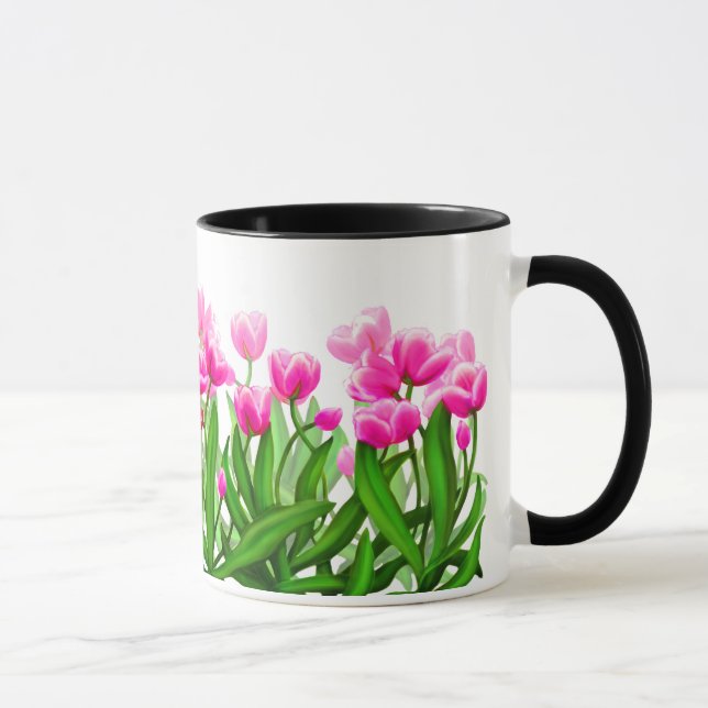 Caneca do jardim da tulipa do primavera (Direita)