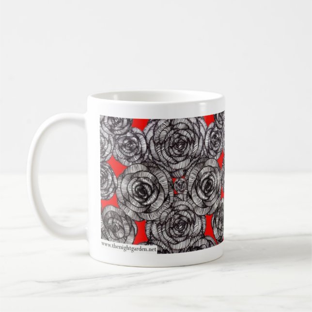 Caneca do "jardim de rosas" (Esquerda)