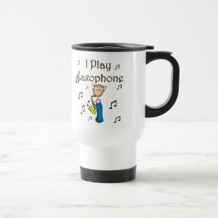 Caneca do jogador de saxofone