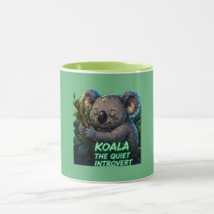 Caneca do Koala, o Introvertido Silencioso