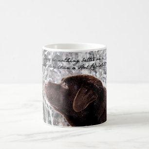 Caneca do laboratório do chocolate