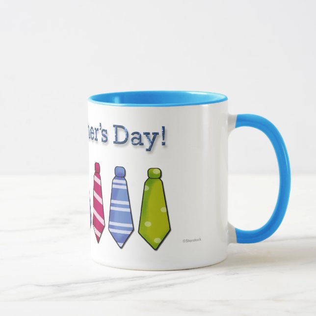 Caneca do laço do dia dos pais (Direita)
