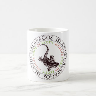 Caneca do lagarto das Ilhas Galápagos