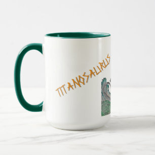 Caneca do Lagarto Titânico Titanossauro