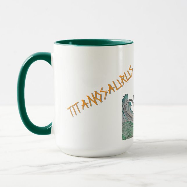 Caneca do Lagarto Titânico Titanossauro (Esquerda)