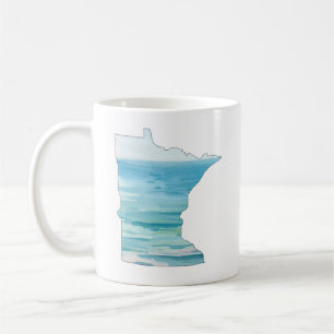Caneca do lago watercolor de Minnesota