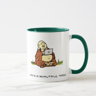 Caneca do laptop de Buddha