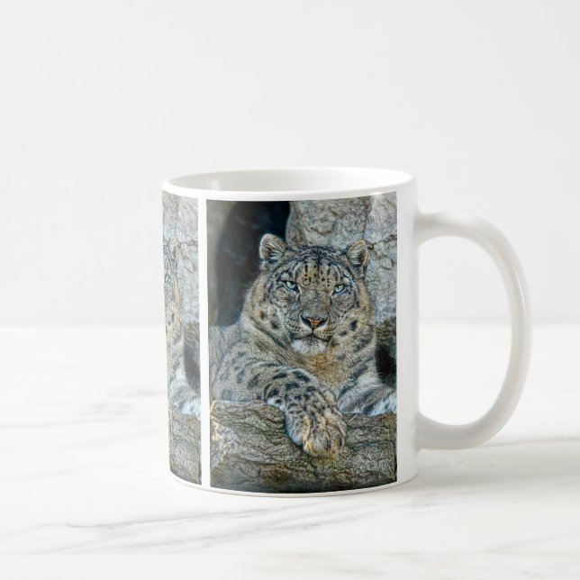 Caneca do leopardo de neve (Direita)