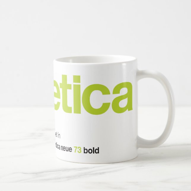 Caneca do limão de LoveHelvetica (Direita)