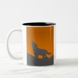 Caneca do lobo do urro