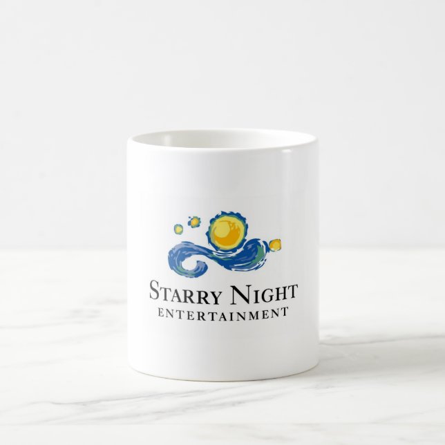 Caneca do logotipo da noite estrelado (Centro)