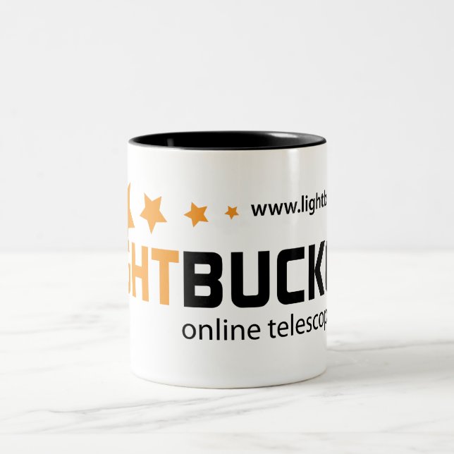 Caneca do logotipo de LightBuckets (Centro)