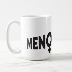 Caneca do logotipo de Menopodcast - 15 onças