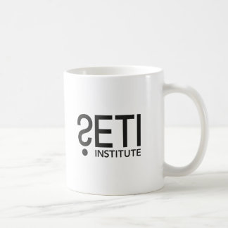 Caneca do logotipo de SETI com equação de Drake