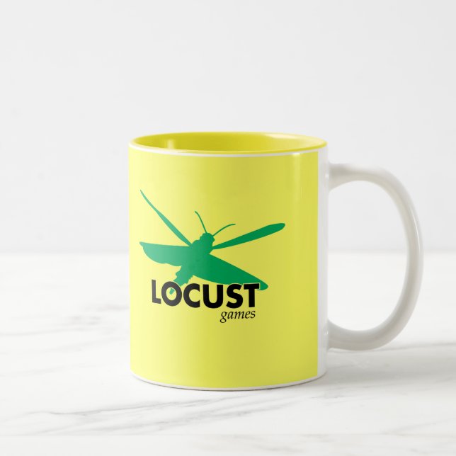 Caneca do logotipo dos jogos dos locustídeo (Direita)