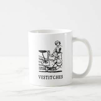 caneca do logotipo dos vestitches
