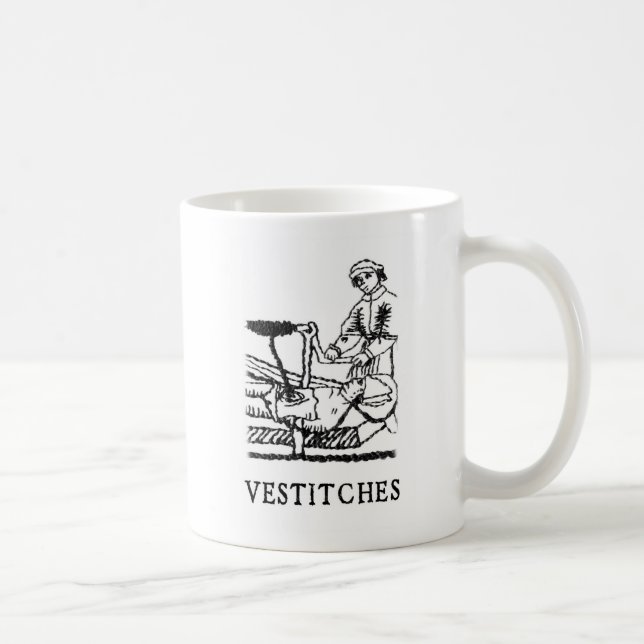 caneca do logotipo dos vestitches (Direita)