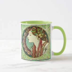 Caneca do louro de Alphonse Mucha