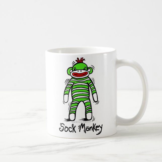 Caneca do macaco da peúga (Direita)
