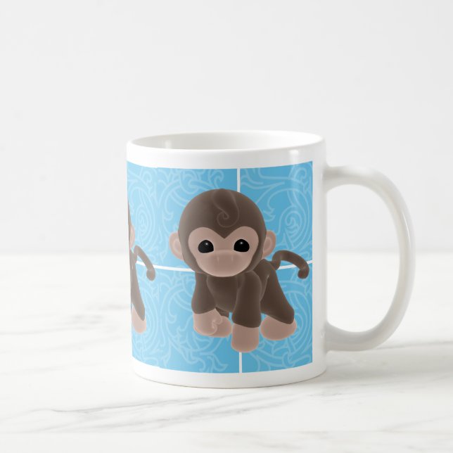 Caneca do macaco do afago (Direita)