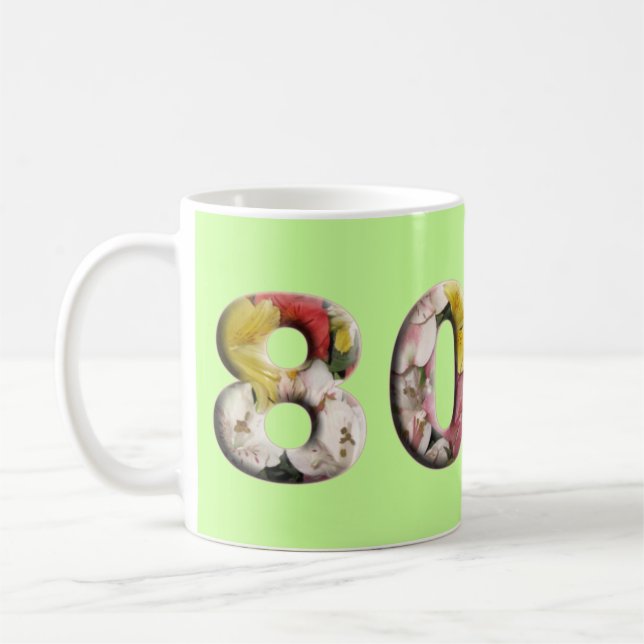 caneca do marco miliário do aniversário do (Esquerda)