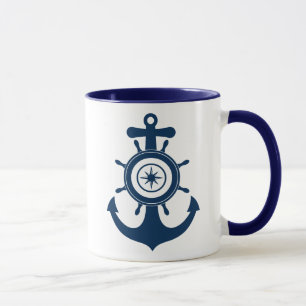 Caneca do marinheiro da âncora
