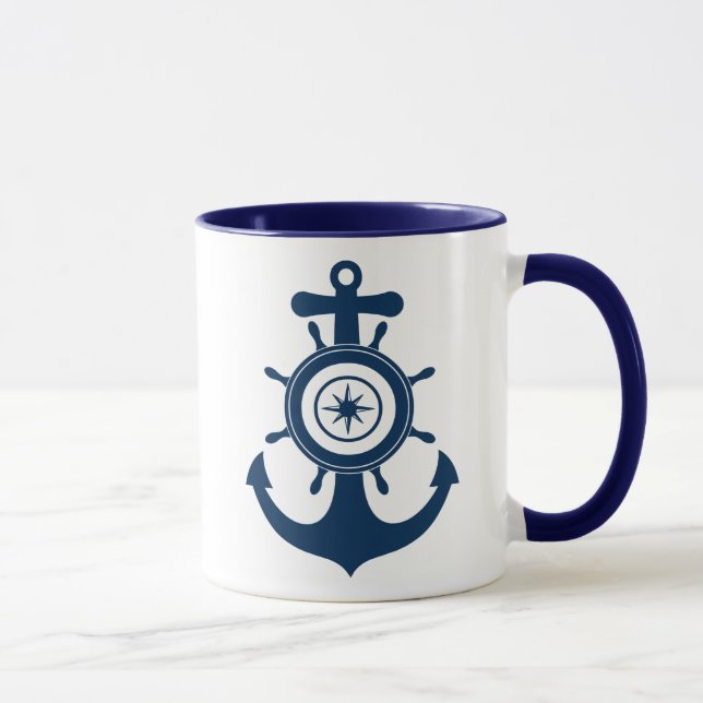 Caneca do marinheiro da âncora (Direita)