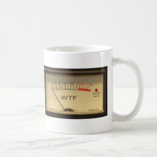 Caneca do medidor de WTF