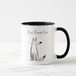 Caneca do Melhor Amigo de Sempre Cachorro – Ilustr